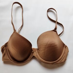 Auden Brown The Icon Full Coverage Underwire Lightly Lined Womens 32B Bra